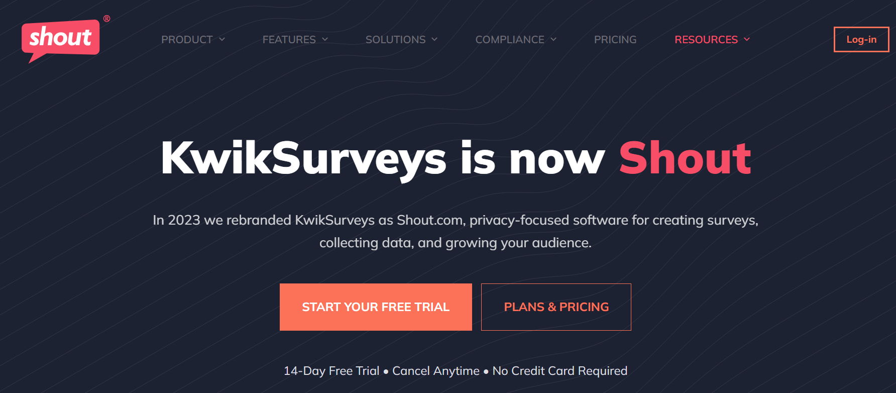 Shout online survey software