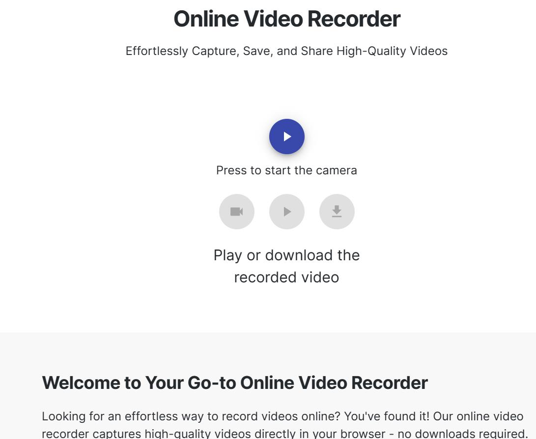 Online Video Recorder